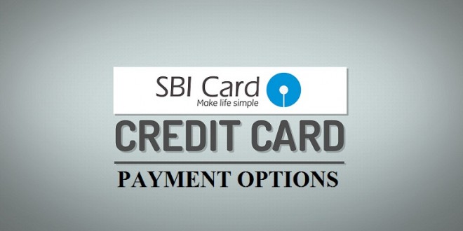 SBI Credit Card Bill Payment Options
