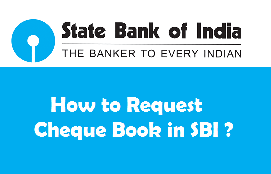 How to Request Cheque Book in SBI
