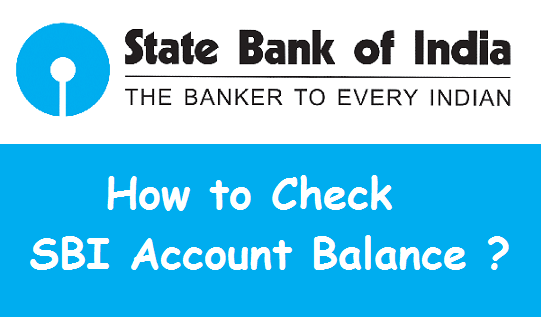 How to check SBI Account Balance