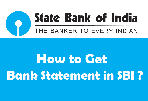How to get Bank Statement in SBI