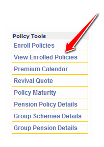 View Enrolled Policies