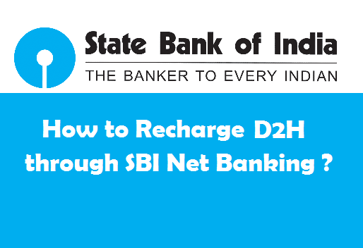 Recharge D2H in SBI Online