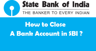 Close Bank Account in SBI