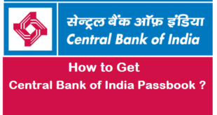 How to Get Central Bank of India Passbook