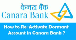 How to Reactivate Dormant Account in Canara Bank