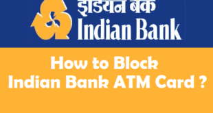How to Block Indian Bank ATM Card