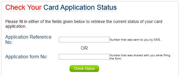 Check Kotak Mahindra Credit Card Application Status