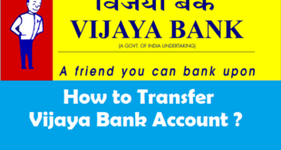 How to Transfer Vijaya Bank Account