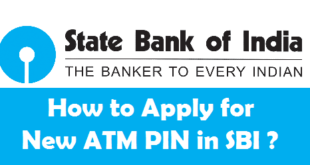 How to Apply for New ATM PIN in SBI