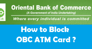How to Block OBC ATM Card