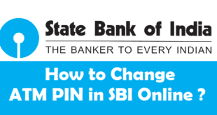 How to Change ATM PIN in SBI Online