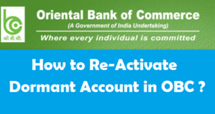 How to Re-Activate Dormant Account in OBC