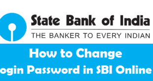 How to Change Login Password in SBI Online