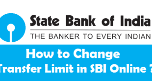 How to Change Transfer Limit in SBI Online