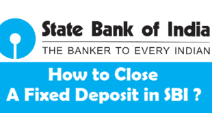 How to Close a Fixed Deposit in SBI