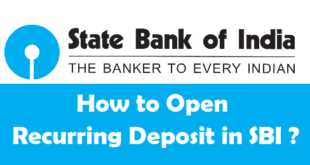 How to Open a Recurring Deposit in SBI