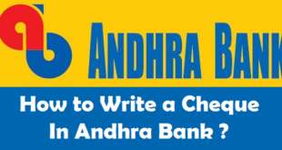 How to Request Cheque Book in Andhra Bank