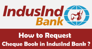 How to Request Cheque Book in IndusInd Bank
