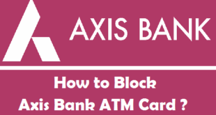 How to Block Axis Bank ATM Card
