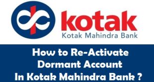 How to Reactivate Dormant Account in Kotak Mahindra Bank