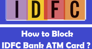 How to Block IDFC Bank ATM Card