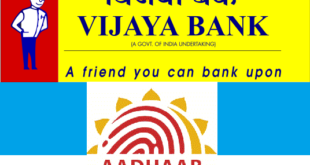 How to Link Aadhaar Card with Vijaya Bank Account