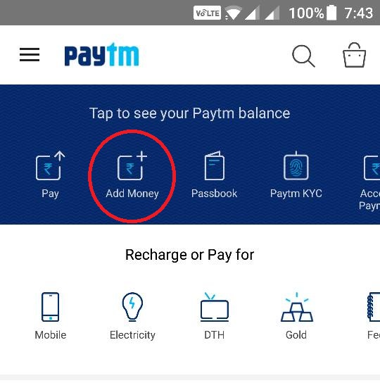 How To Add Money To Paytm Wallet Websitemobile App 7865
