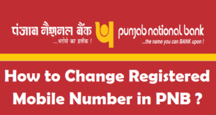 How to Change Registered Mobile Number in PNB