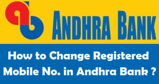 How to Change Registered Mobile Number in Andhra Bank