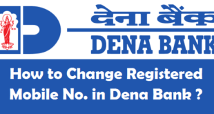 How to Change Registered Mobile Number in Dena Bank