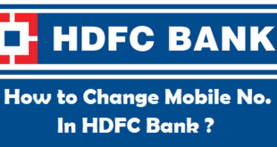 How to Change Registered Mobile Number in HDFC Bank
