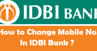 How to Change Registered Mobile Number in IDBI Bank