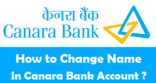 How to Change Name in Canara Bank Account