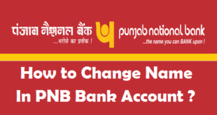 How to Change Name in PNB Bank Account