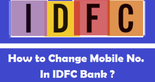 How to Change Registered Mobile Number in IDFC Bank
