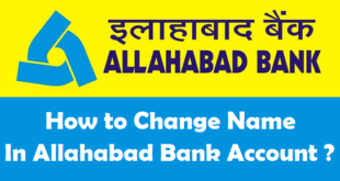 How to Change Name in Allahabad Bank Account