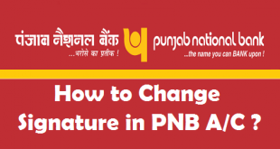 How to Change Signature in PNB Account