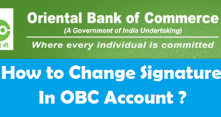 How to Change your Signature in Oriental Bank of Commerce Account